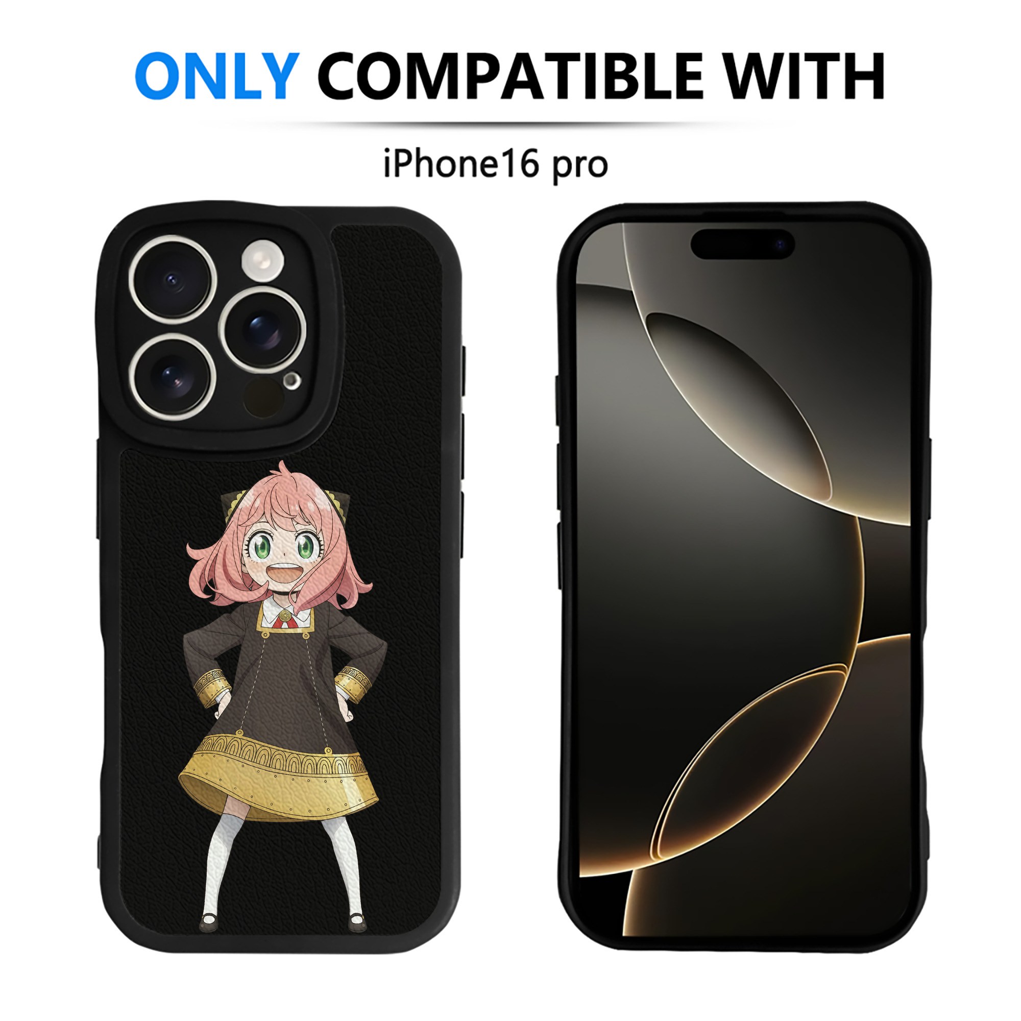 （画像用） SPY×FAMILY间谍家家酒 【iPhone 16シリーズ対応】シリコンスマホケース（レザー調） 材質：シリコン